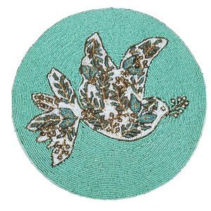 Tahari Beaded Christmas Placemat